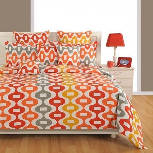 Mercury Designer Cotton Bed Sheet, Pattern : Printed