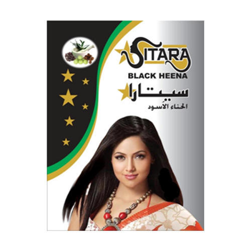 Sitara Black Hair Color, For Parlour, Personal, Form : Powder