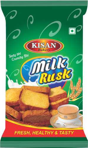 Laminated Plastic Polythene Rusk Packaging Pouch, Pattern : Printed