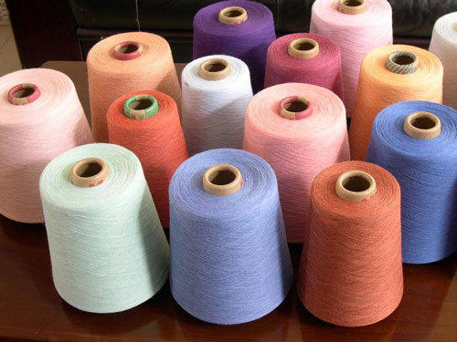 Cotton Spun Yarns, For Textile Industry, Weaving, Packaging Type : Carton