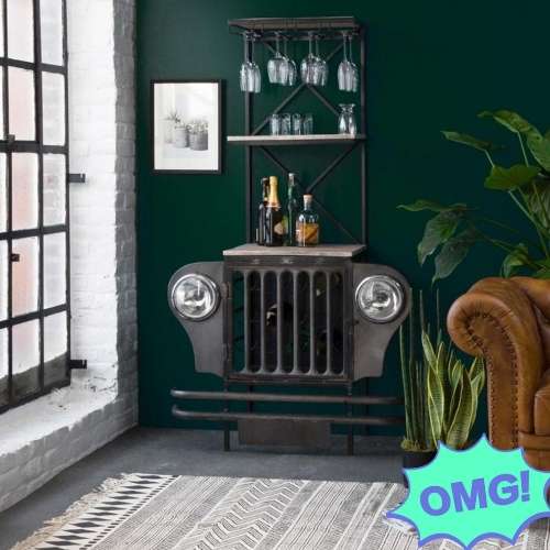 Printed Metal Jeep Bar Counter, Feature : Attractive Designs, Corrosion Proof, Crack Resistance