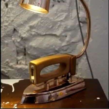 Polished Recycle Iron Lamp, For Home, Hotel, Style : Antique