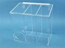 3 Compartment Workstation Storage Bin, Shape : Rectangular