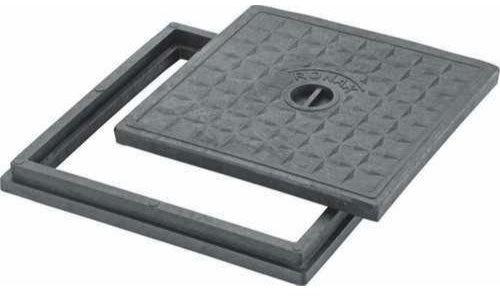 Square CI Cast Iron Manhole Cover, Size : 6' X 6' To 36'x36'