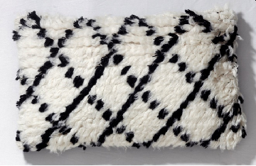 Rectangle Cotton and Wool Rectangular Pillow, For Hotel, Home, Dimension : 14X22 Inch