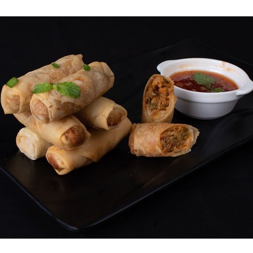 Snacky's Frozen Veg Spring Rolls, Packaging Type : 500gm