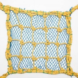 HDPE Braid Cargo Safety Net, Color : Green