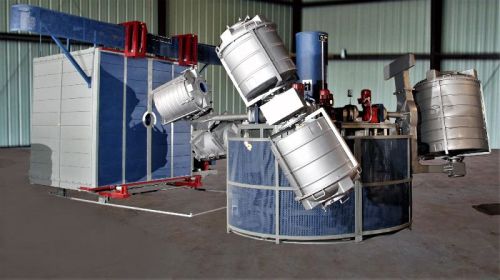 Fixed Turret Carousel Rotomoulding Machine