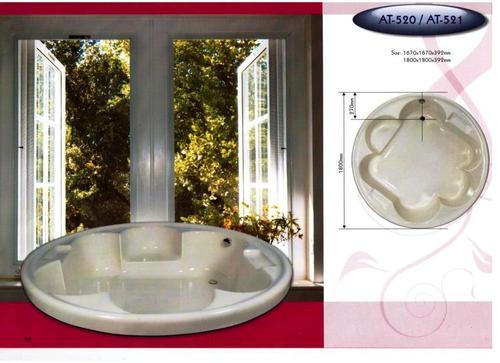 Steamers India Acryclic Acrylic Round Bathtub