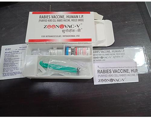 Zoonovac-V Rabies Vaccine, For Clinic, Packaging Type : Box, Bottle