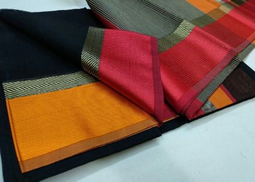 Unstitched Chanderi Printed Saree, For Anti-Wrinkle, Shrink-Resistant, Age Group : Adults