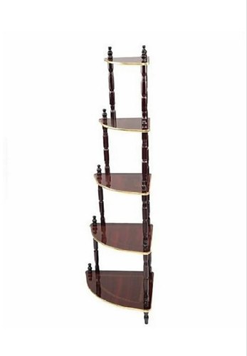 Style Mayur Wooden Corner Shelf, Size : 5 Feet (Height)