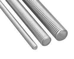 Polished. Steel Industrial Threaded Rods, Size : Standard