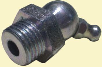 Polished Metal 45 Degree Grease Nipple, Certification : ISI Certified