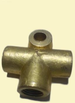 Brass 3 Way Brake Tee, For Pipe Fittings, Size : Multisize