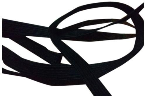 Garment Elastic Tape, Color : Black
