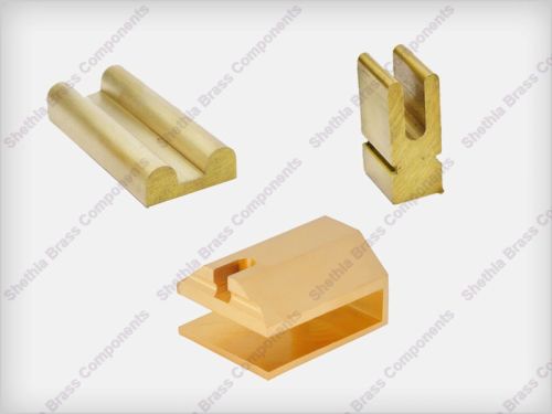 Polished Brass Sections, For Construction, Color : Golden