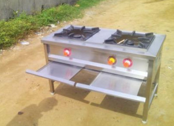 Two Burner Range, Color : Silver