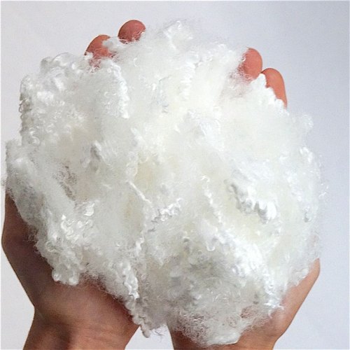 Raw POLYESTER FIBRE, Color : WHITE