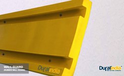 Rubber Wall Guard, For Construction, Color : Yellow
