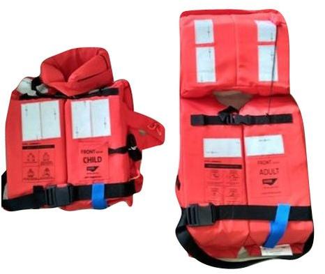 Printed Polyethylene Foam Swimming Life Jacket, Size : XL