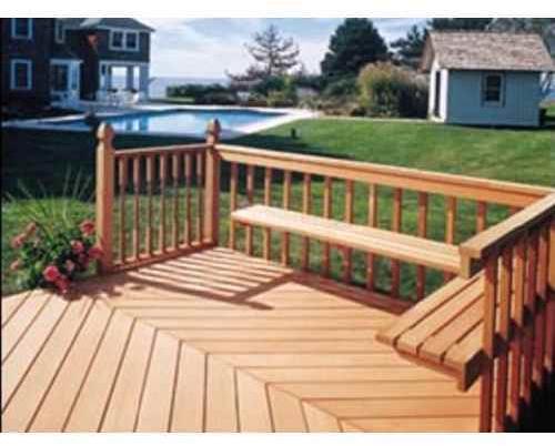 Cedar Decking, Color : Brown