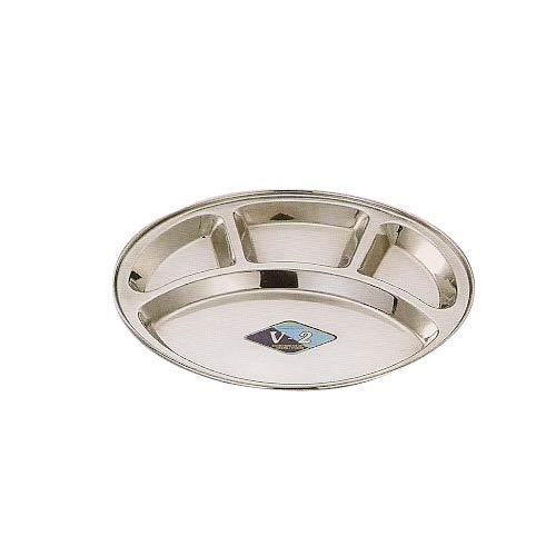 VISHAL Stainless Steel Round Plate