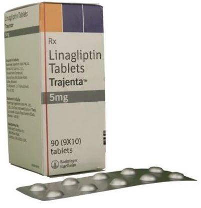 Linagliptin Tablets, Brand Name : TRAJENTA