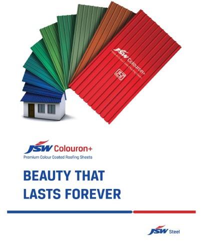 Steel Colour Coated Profile Sheets, Color : Off White, Pepsi Blue, Nova Blue, Light Blue, Caulifield Green