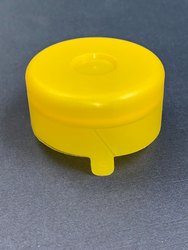 Plain LDPE Bubble Top Cap, Color : Yellow