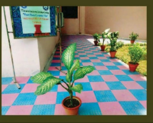 Plastic Anti Skidding Floor Tiles, Size : 1x1 Ft