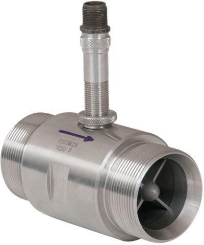 Rockwin Inline Turbine Flow Meter, Line Size : DN5 To DN500