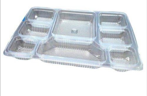 Rectangle Disposable Plastic Food Tray