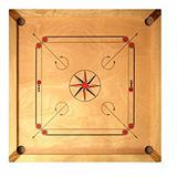 Wildbull Wooden Carrom Boards, Color : Black