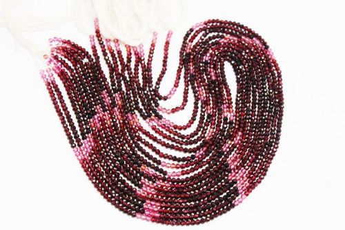 Polished Ruby Micro Faceted Beads,, For Jewelry, Packaging Type : Plastic Box
