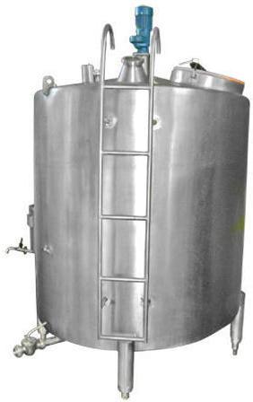 Stainless Steel Milk Storage Tank, For Dairy Industry, Constructional Feature : Durable, Leakage Proof