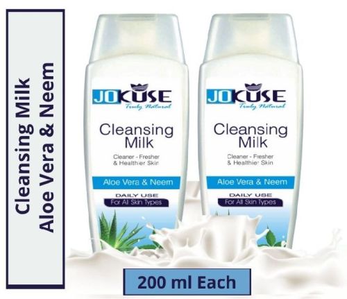 Jokuse Aloevera & Neem Cleansing Milk, Age Group : Adult