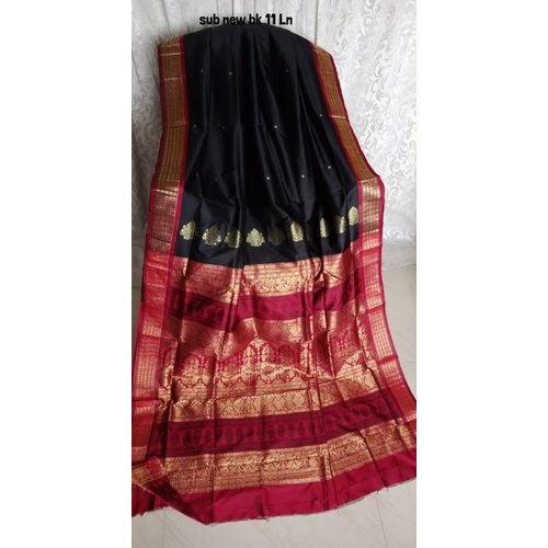 SUB Unstitched Bomkai Silk Saree, Pattern : Woven