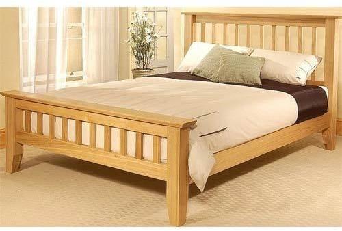 Rectangular Polished Wooden Bed, For Home, Hotel, Feature : Stylish