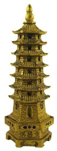 Devotionalkart 155g POPULAR FENGSHUI EDUCATION TOWER, Size : 3.55 × 3.55 × 11.43 Cm