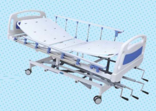 Rectangular Super Deluxe Manual ICU Bed, For Hospital, Size : Standard