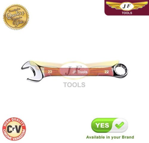 JF TOOLS Mirror Finish CRV Combination Spanner Soft Grip, Packaging Size : 10PCS