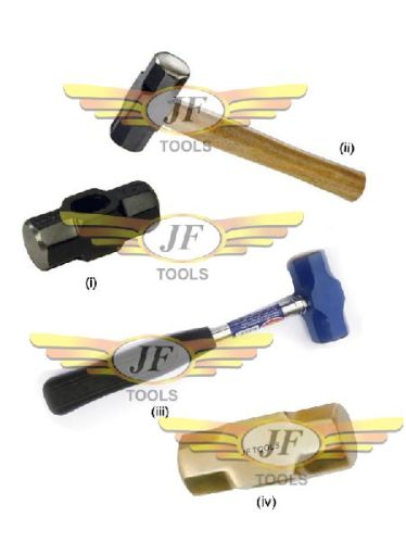 JF TOOLS Wooden Powder Coated Sledge Hammer, For Construction, Packaging Type : Box