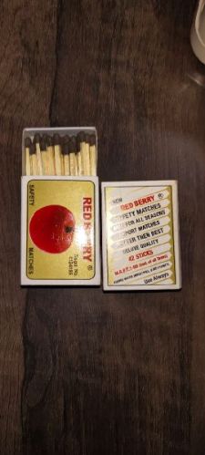 Wood Polished Red Berry Match Boxes, Feature : Good Quality, Handle To Carry, High Strength, Perfect Shape