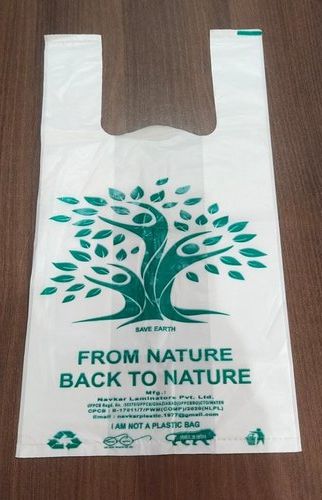 Compostable White Corn Starch Bag