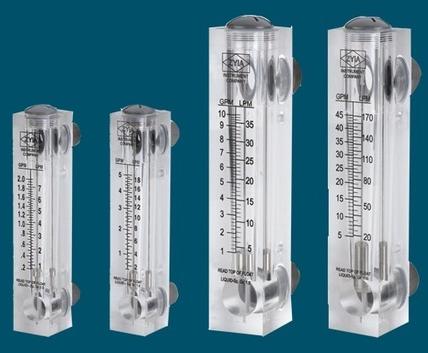 Polished Glass PP Aquatech Acrylic Flow Rotameter, Shape : Square