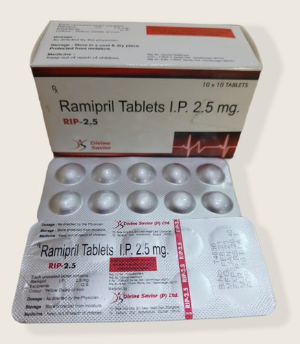 Ramipril Tablets, Brand Name : RIP-2.5