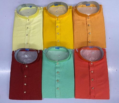 Plain Cotton Men's Kurta With Churidar, Size : XL, XXL, 3XL