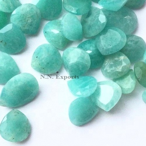 Amazonite Faceted Heart Gemstone
