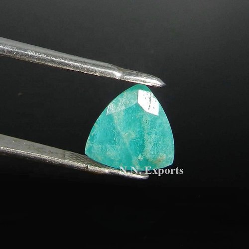Amazonite Faceted Trillion Gemstone, Gemstone Color : Blue/Green